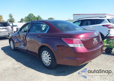 2009 Honda Accord 2.4 Lx z USA, uszkodzony, nr VIN JHMCP26339C007590